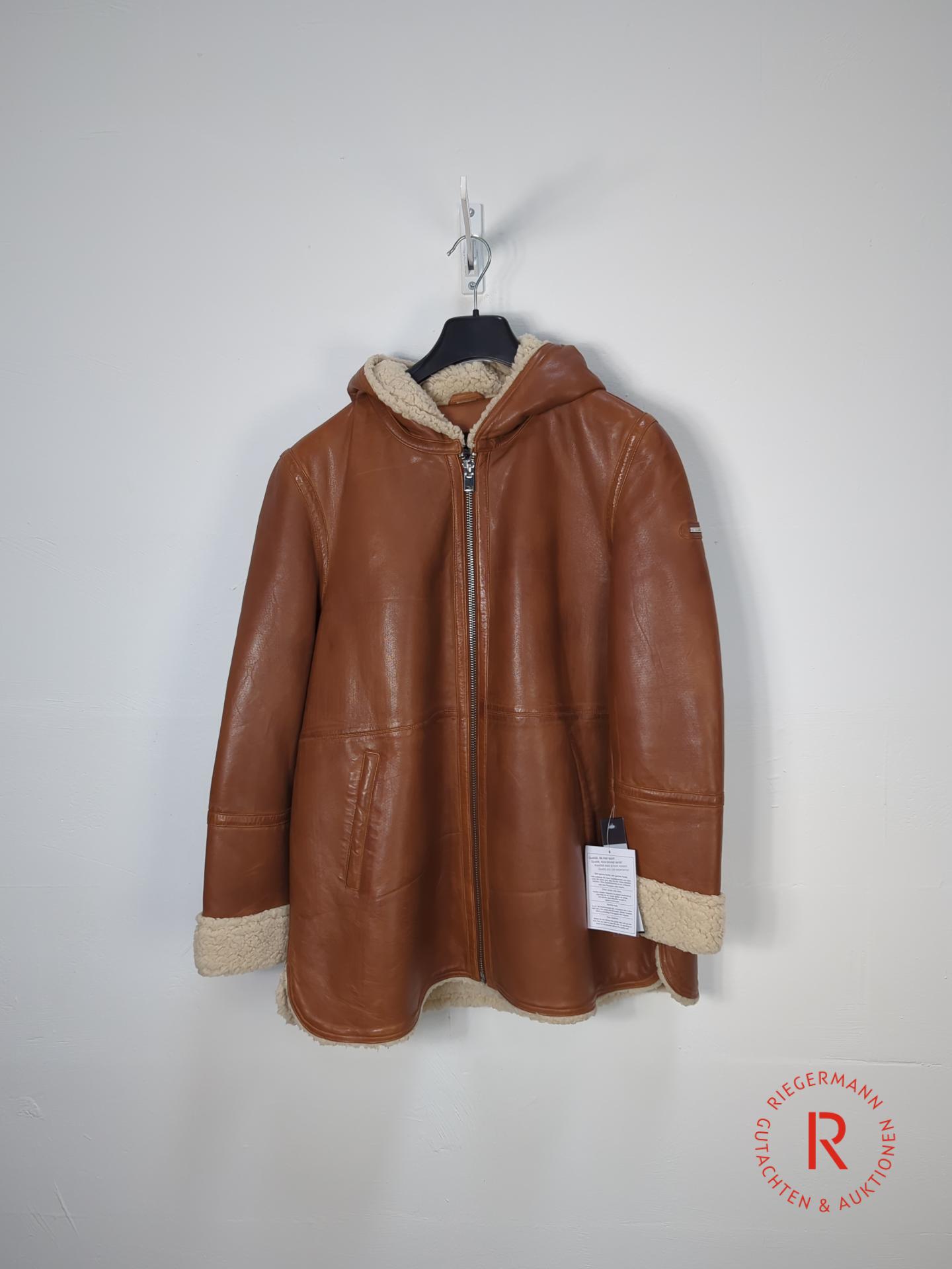 DAMEN LEDERMANTEL GRÖSSE 44